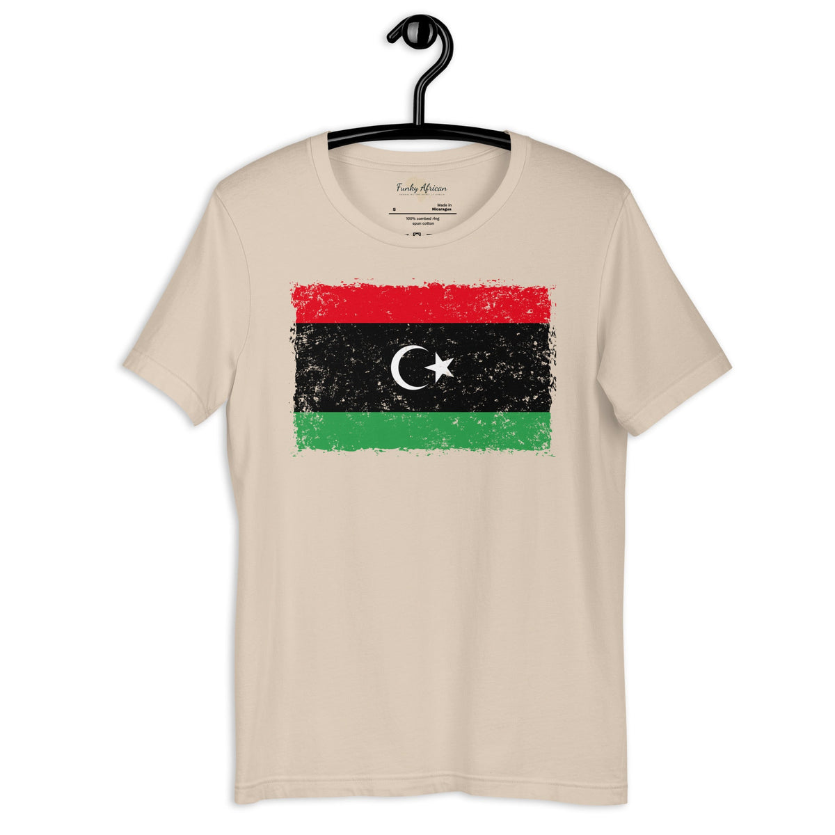Libya grunge unisex tee Funky African