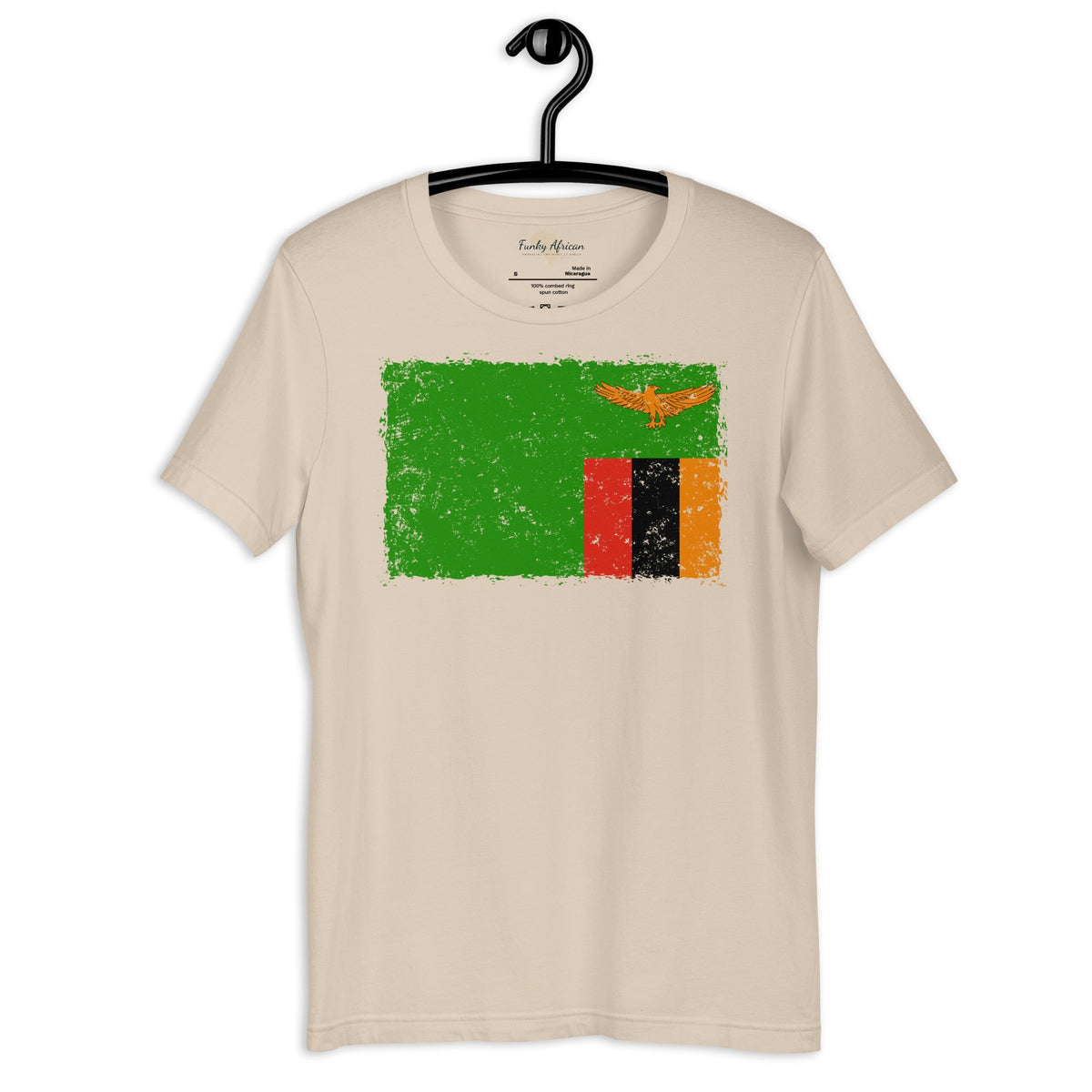 Zambia grunge unisex tee Funky African