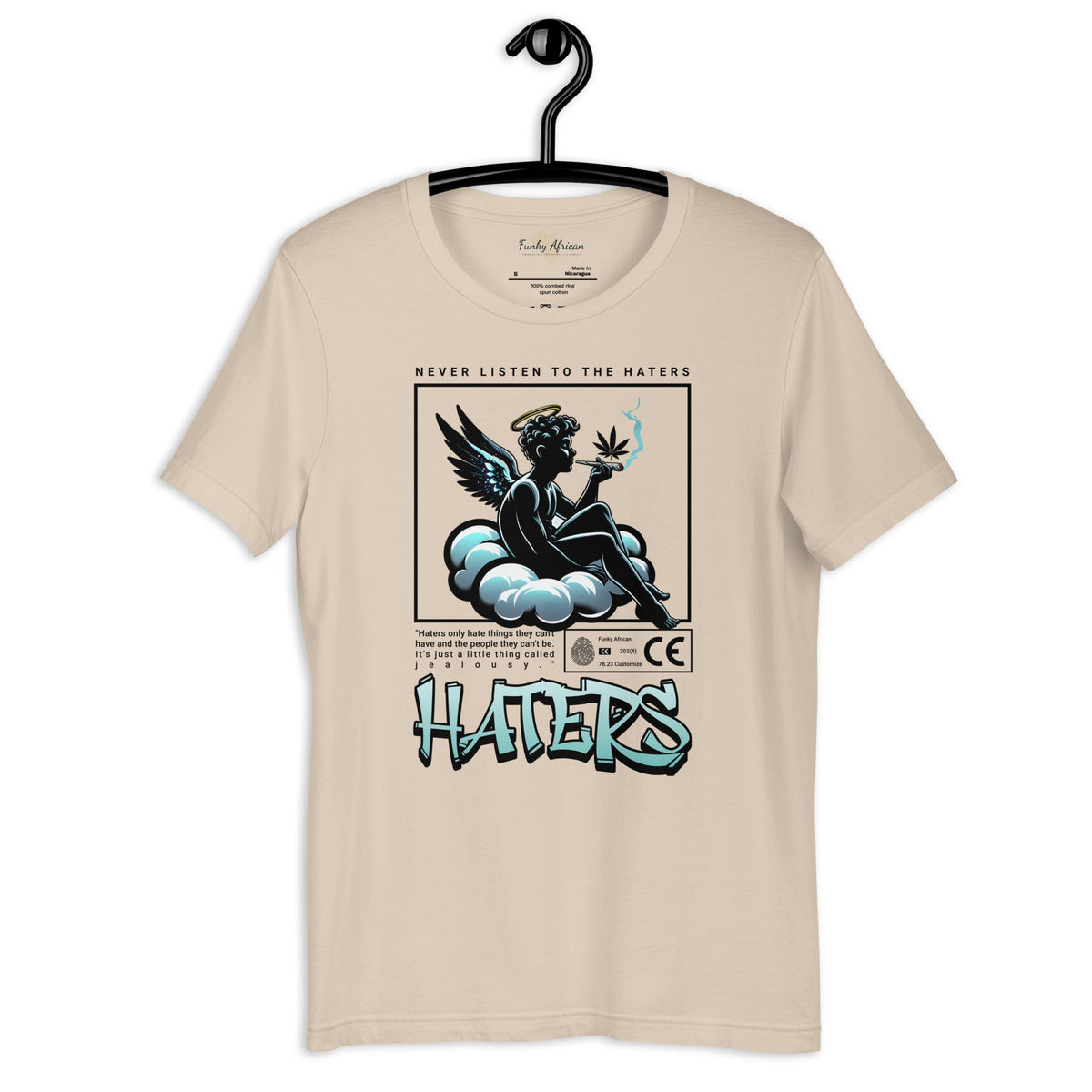 Haters unisex tee Funky African