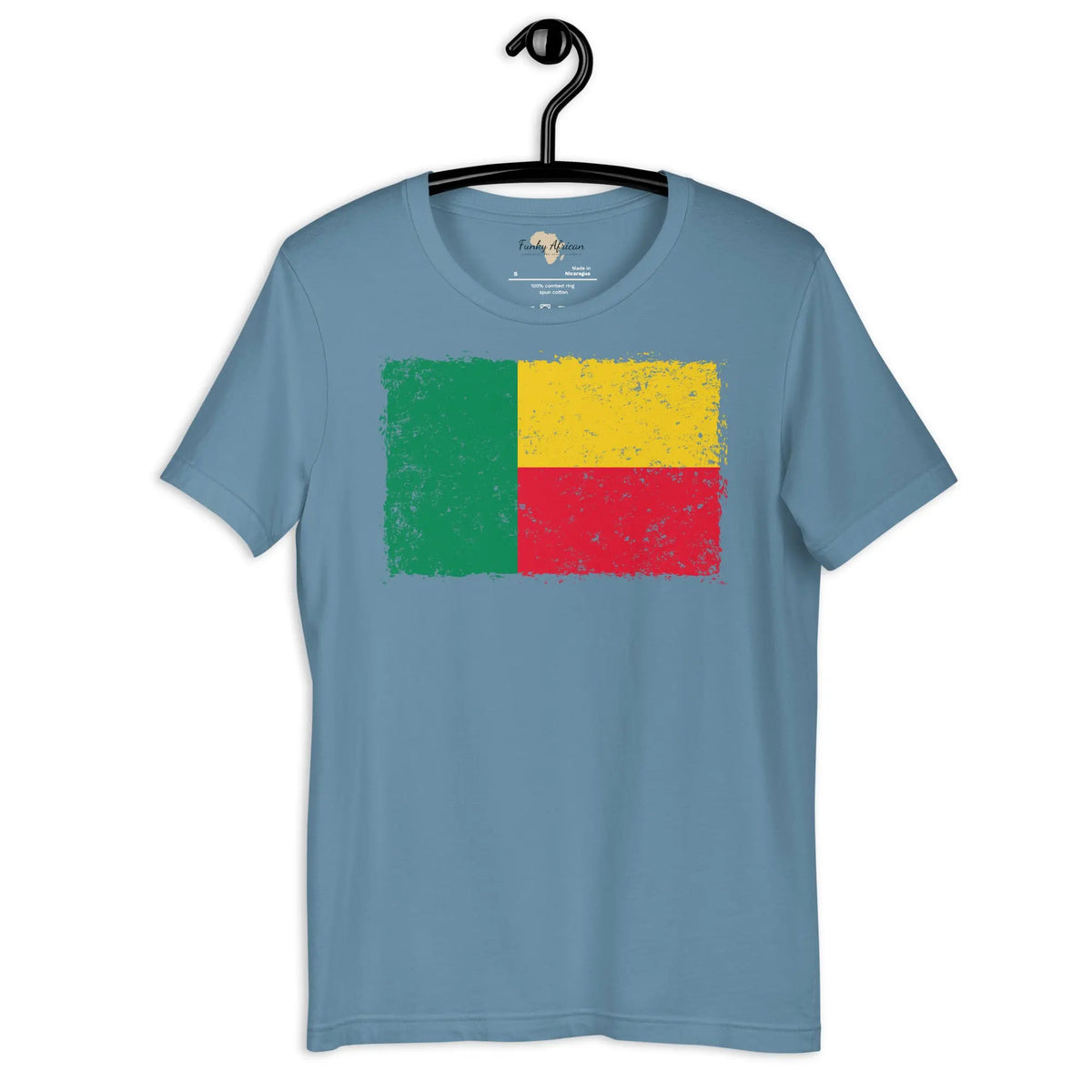 Benin grunge unisex tee Funky African