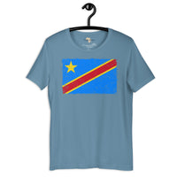 DR Congo grunge unisex tee