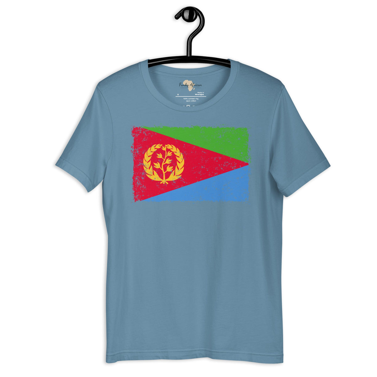Eritrea grunge unisex tee Funky African