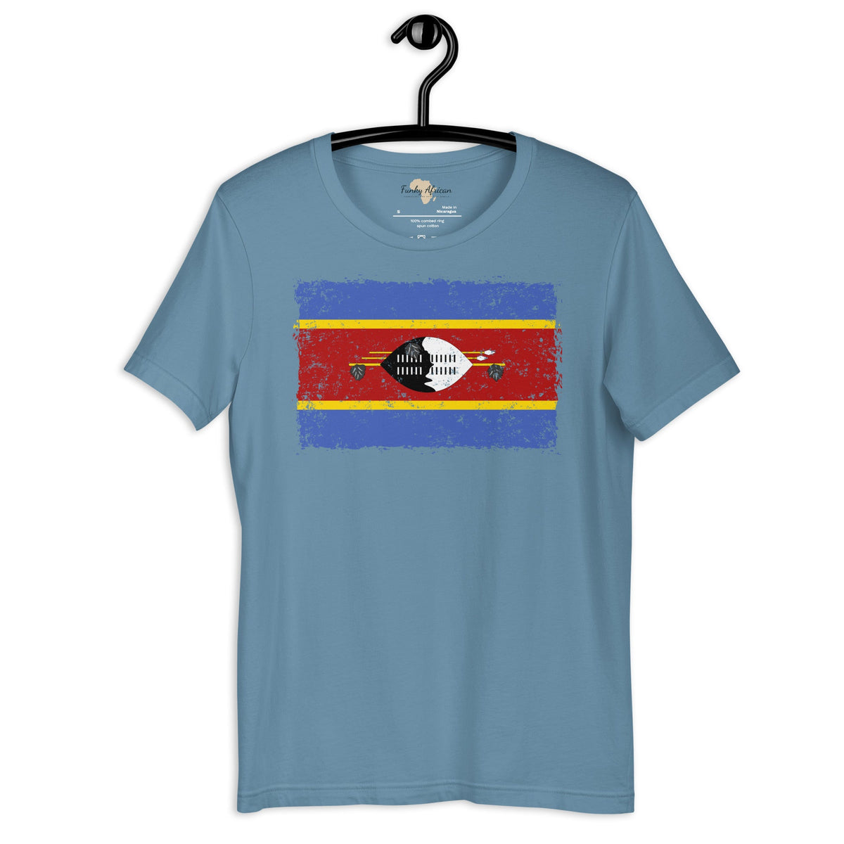 Eswatini grunge unisex tee Funky African