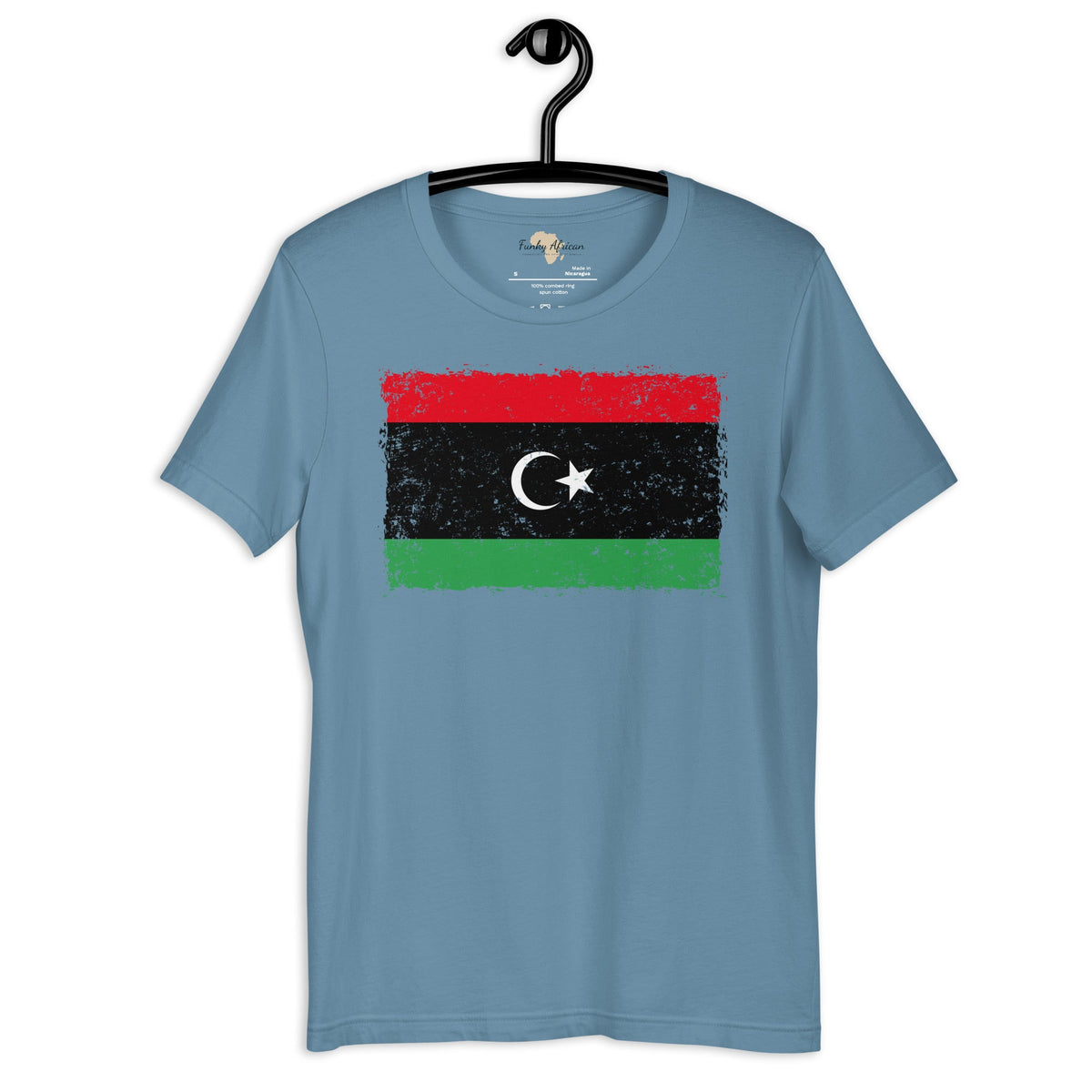 Libya grunge unisex tee Funky African