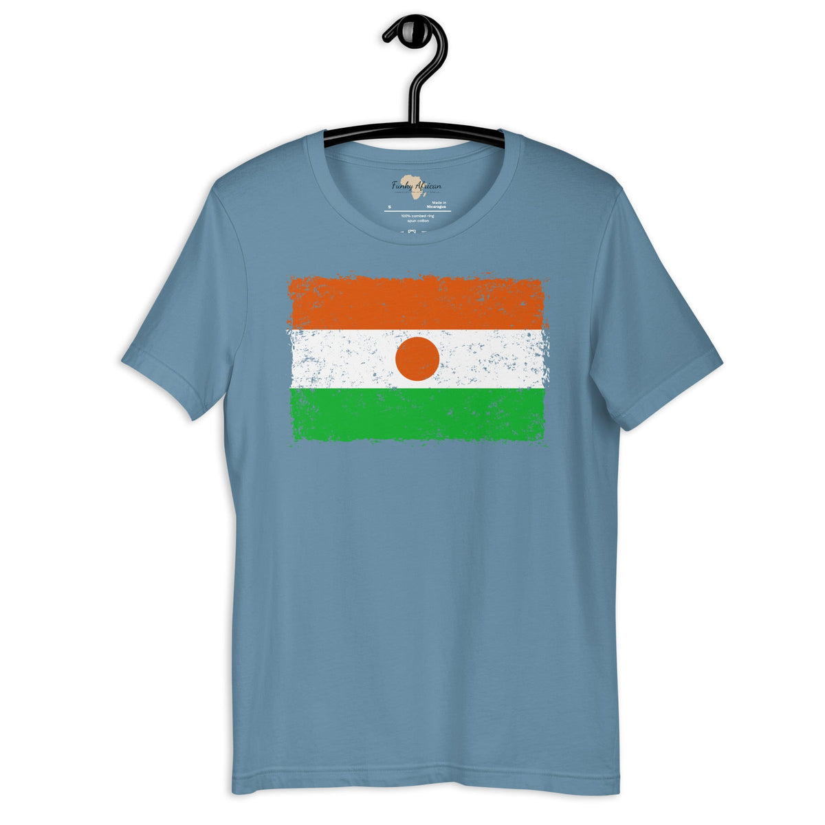 Nigerien grunge unisex tee Funky African
