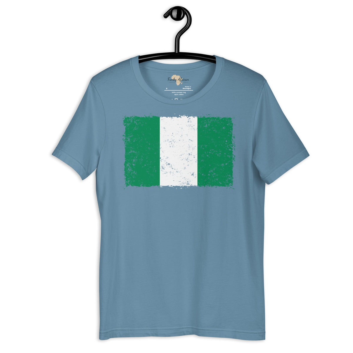 Nigeria grunge unisex tee Funky African