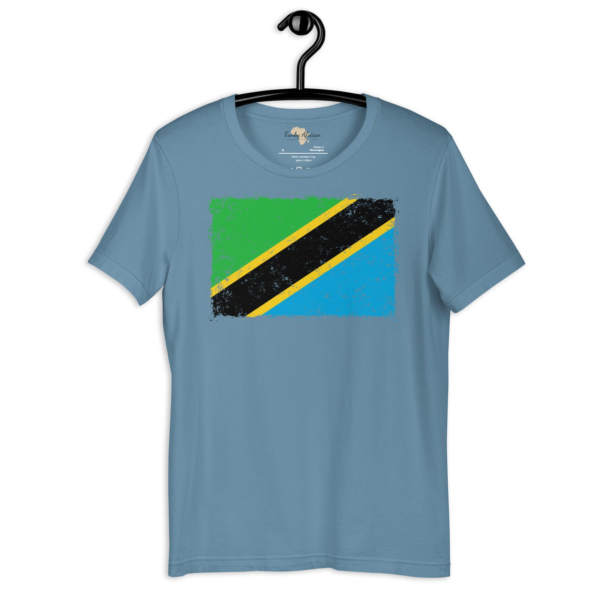 Tanzania grunge unisex tee Funky African