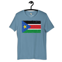 South Sudan grunge unisex tee