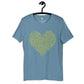 Typography heart with positive words unisex tee Funky African