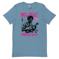 Music is medicine unisex t-shirt