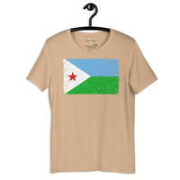Djibouti grunge unisex tee