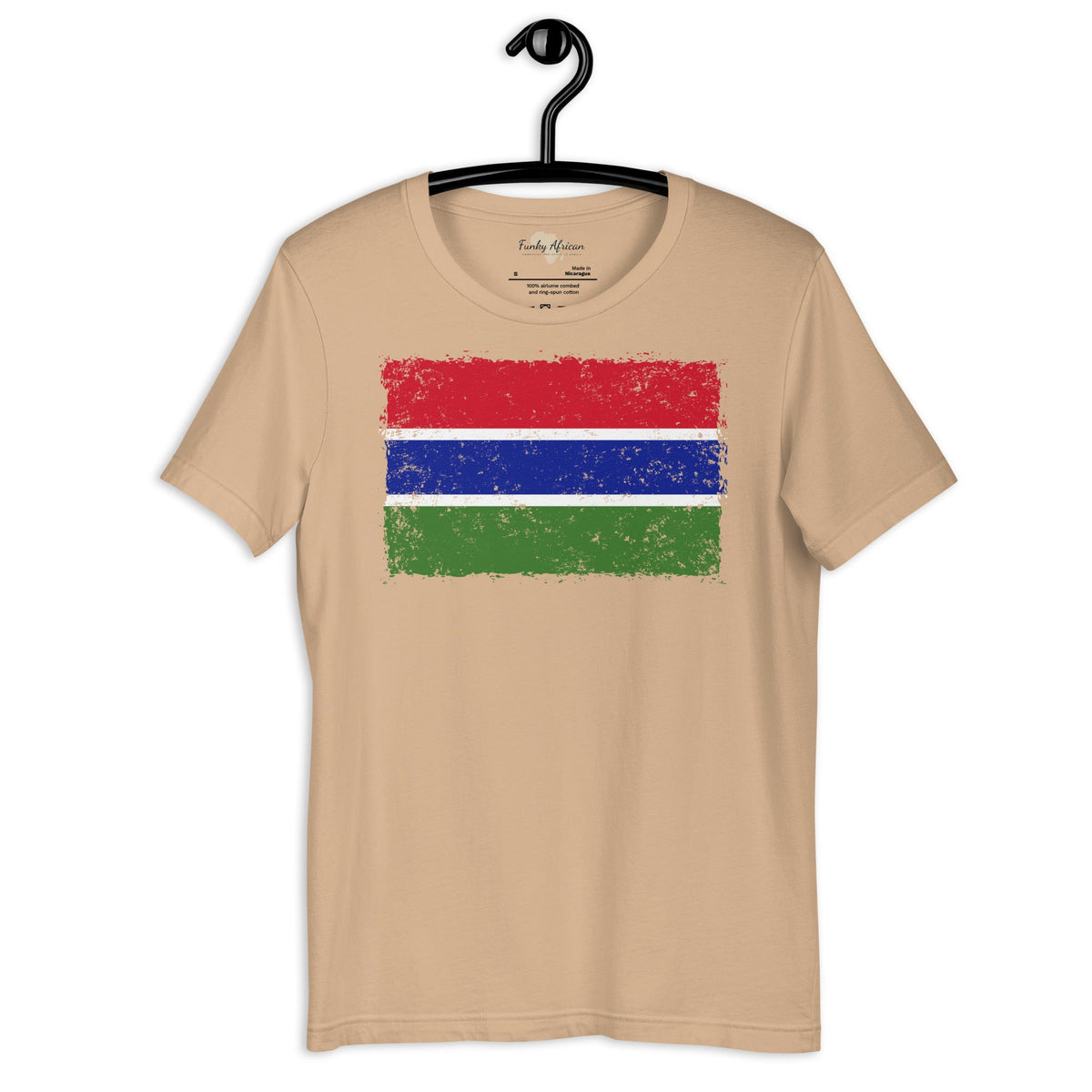 Gambia grunge unisex tee Funky African