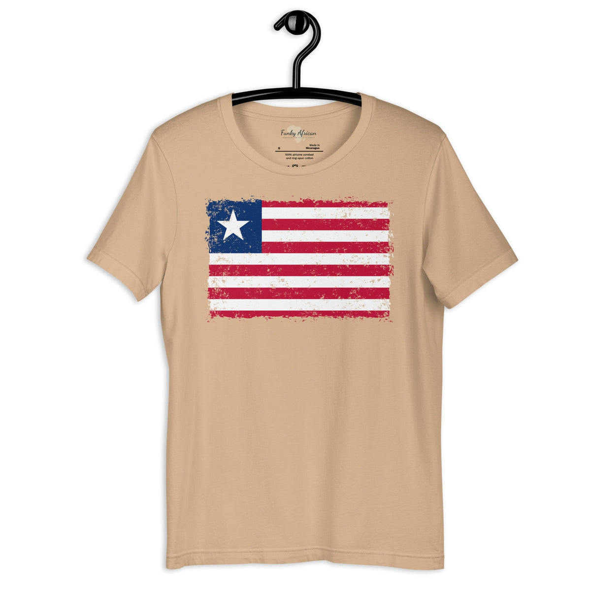 Liberia grunge unisex tee Funky African