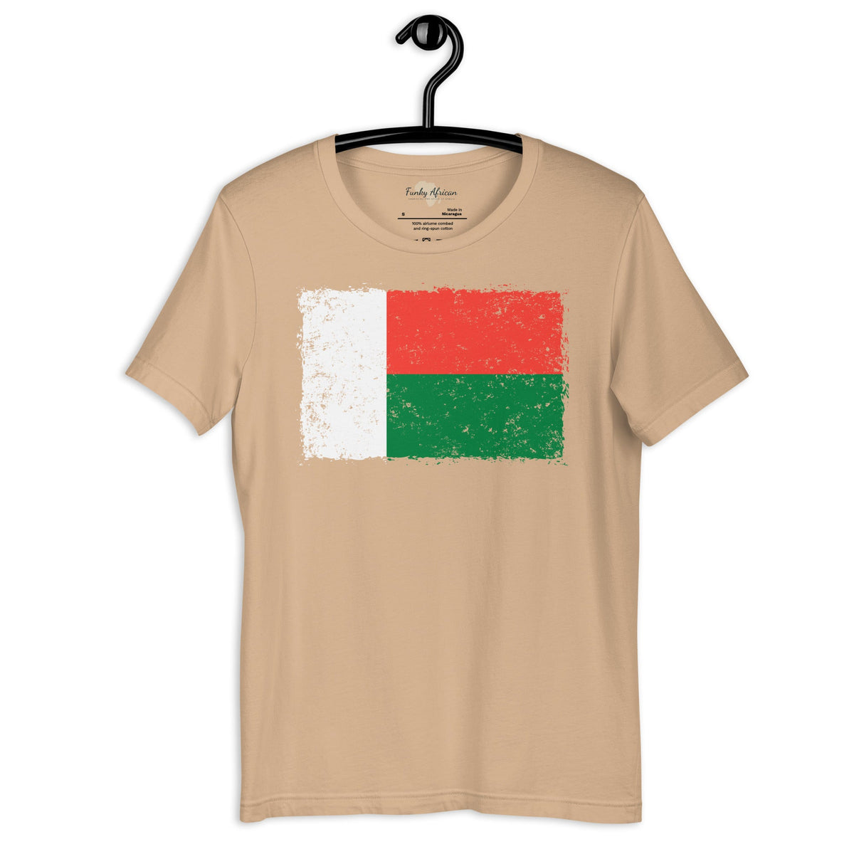 Madagascar grunge unisex tee Funky African