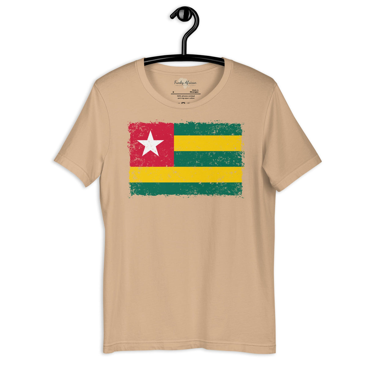 Togo grunge unisex tee Funky African