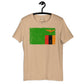 Zambia grunge unisex tee