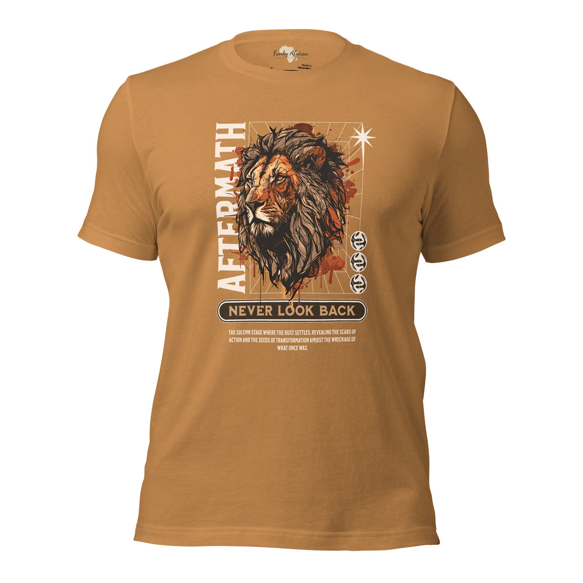 Never Look Back Unisex t-shirt Funky African