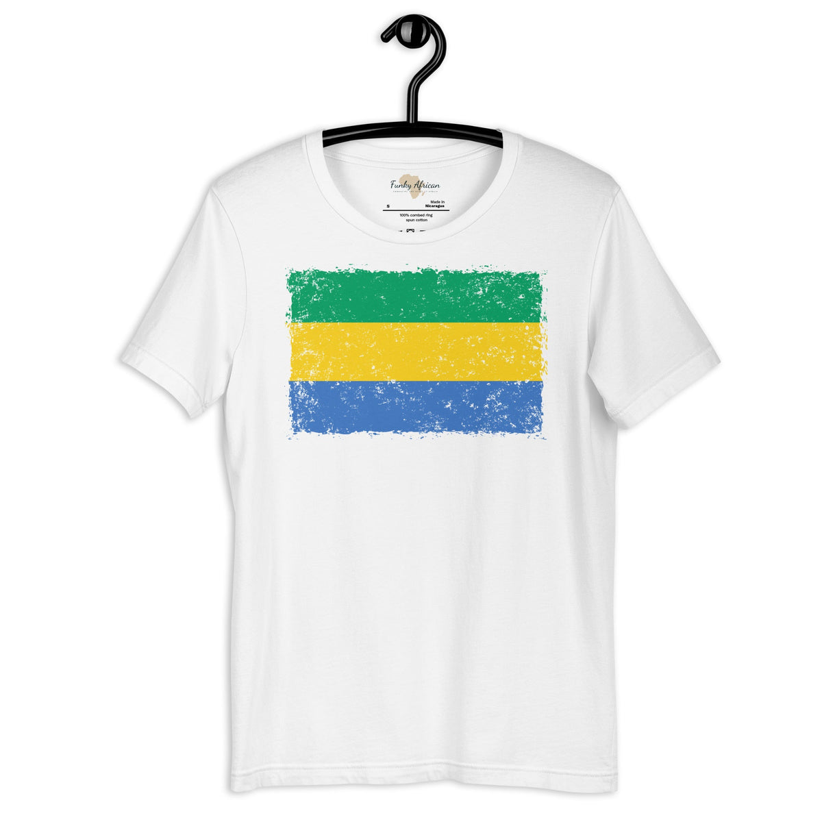 Gabon grunge unisex tee Funky African