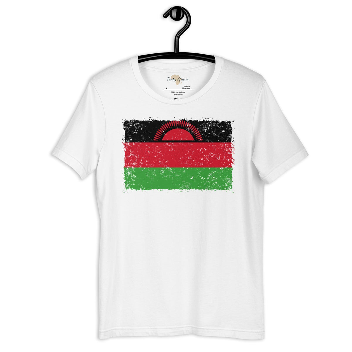Malawi grunge unisex tee Funky African