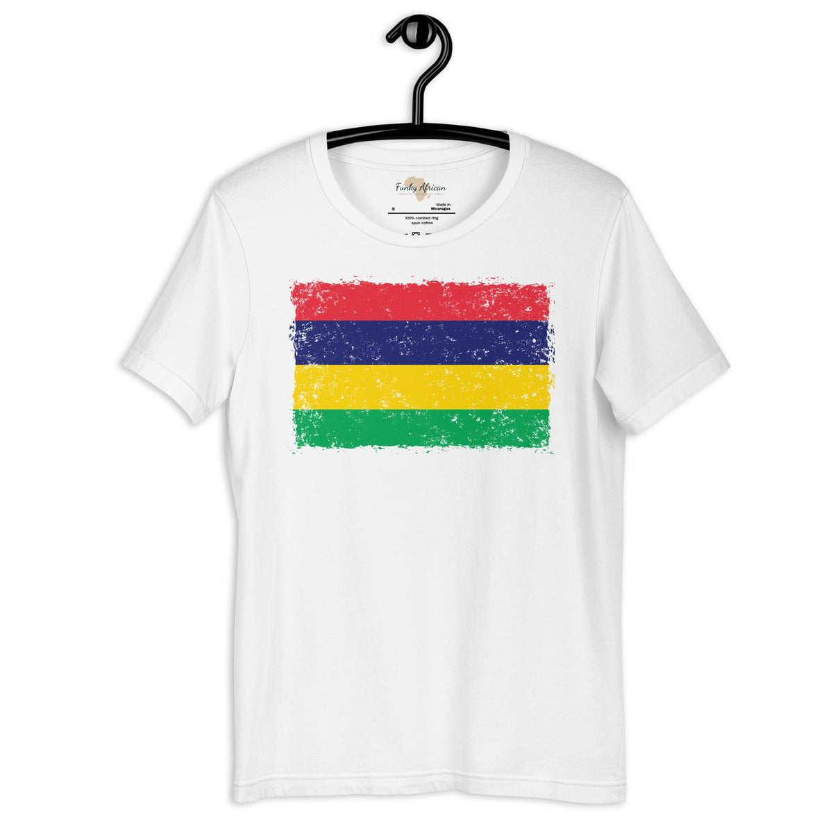 Mauritius grunge unisex tee Funky African