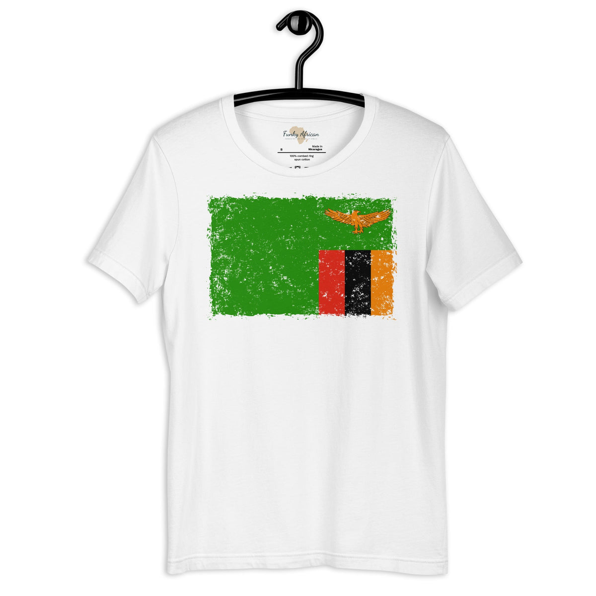 Zambia grunge unisex tee Funky African