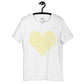 Typography heart with positive words unisex tee Funky African