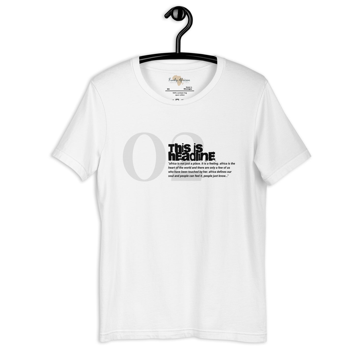 Africa not just a place classic tee