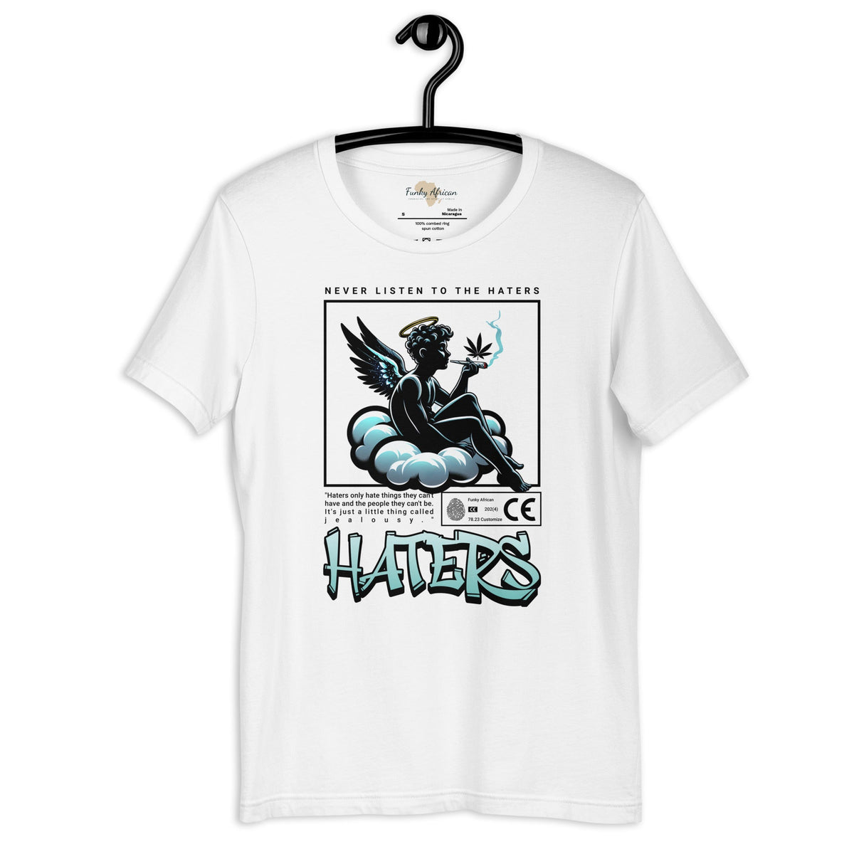 Haters unisex tee Funky African