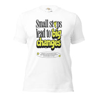 Small steps unisex tee