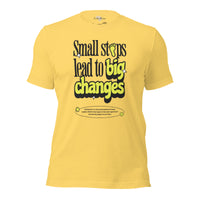 Small steps unisex tee