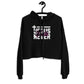 Jesus never fails Crop Hoodie