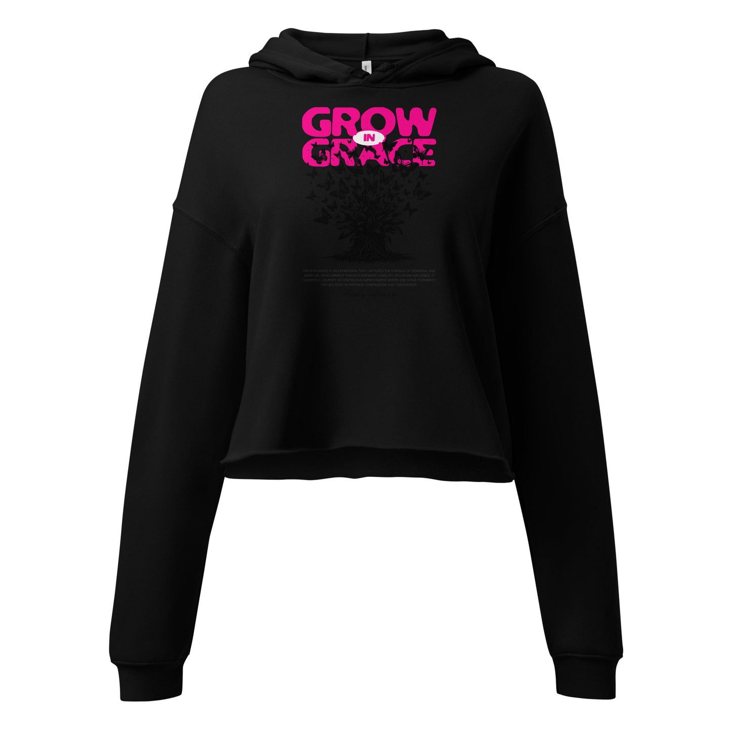Grow in Grace Crop Hoodie