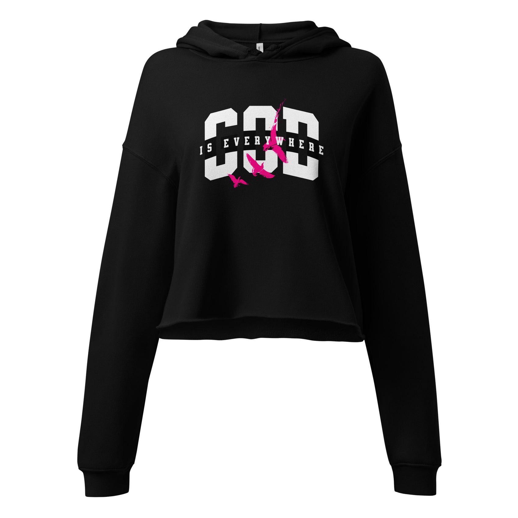 God Crop Hoodie