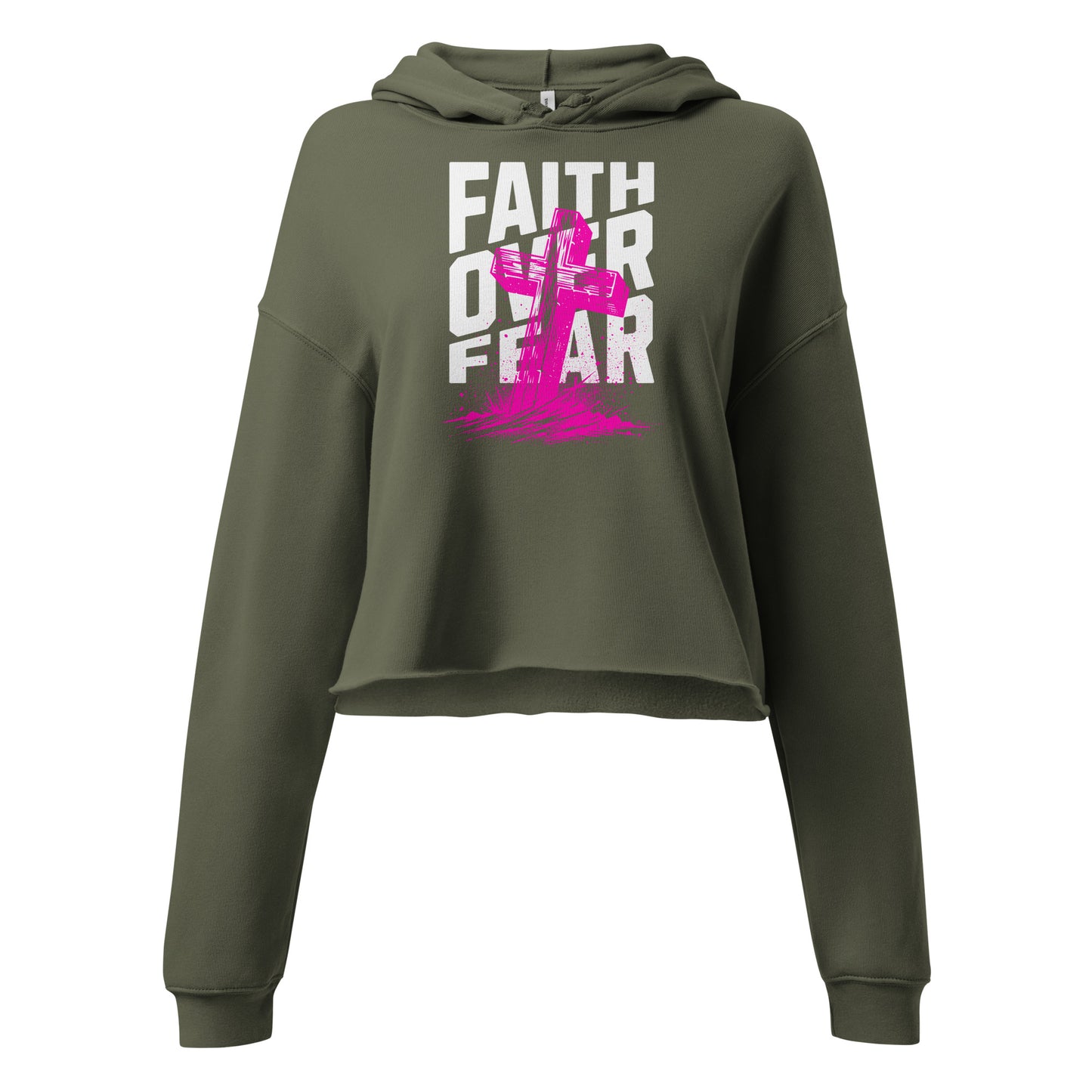 Faith Crop Hoodie