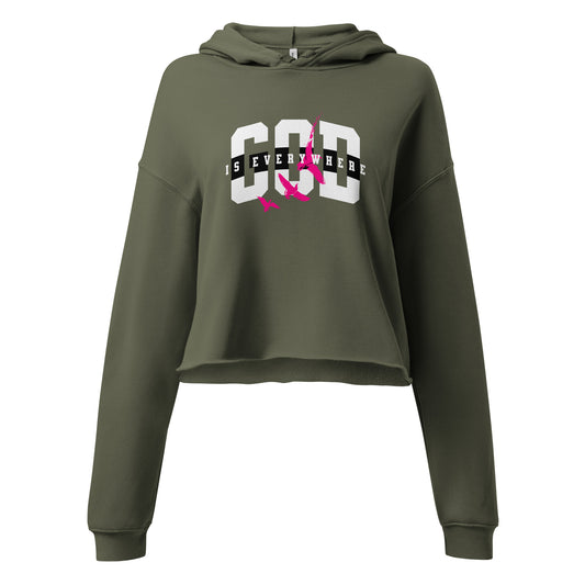 God Crop Hoodie