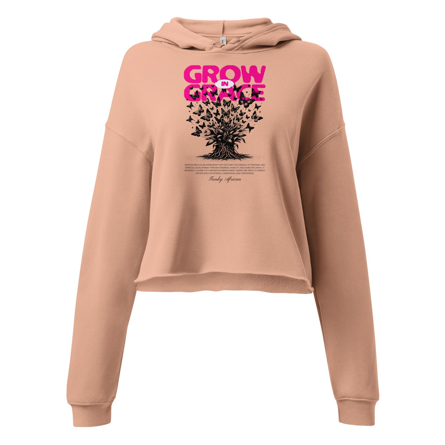 Grow in Grace Crop Hoodie