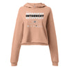 Introvert Crop Hoodie