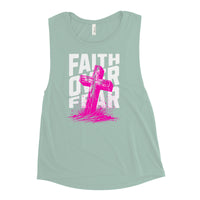 Faith Over Fear Ladies’ Muscle Tank