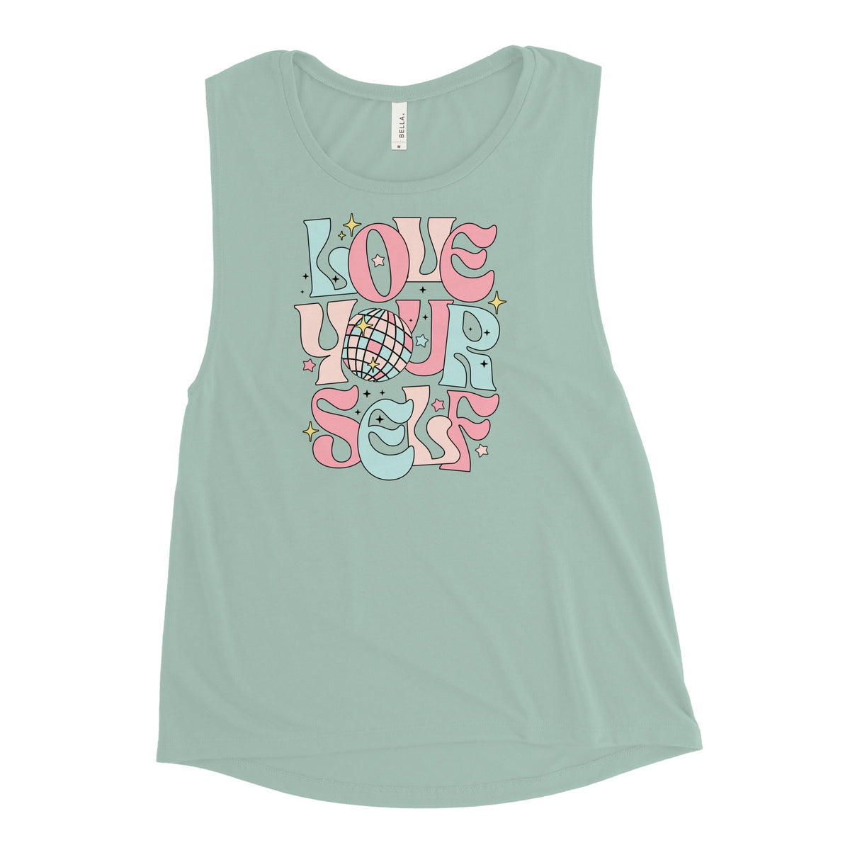 Love yourself Ladies’ Muscle Tank Funky African