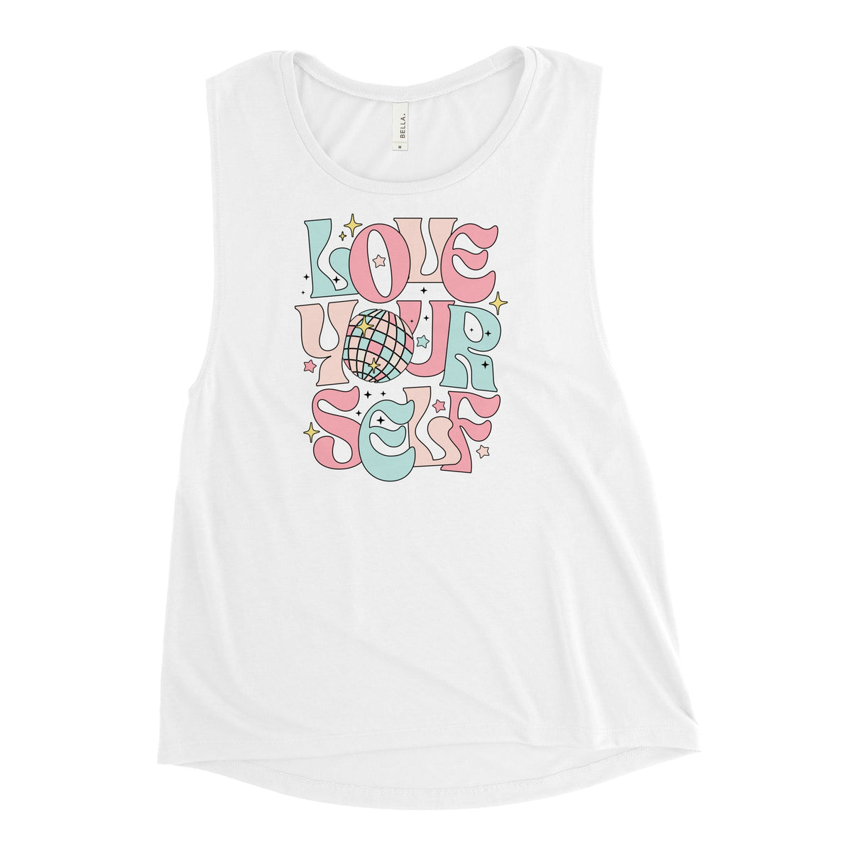 Love yourself Ladies’ Muscle Tank Funky African