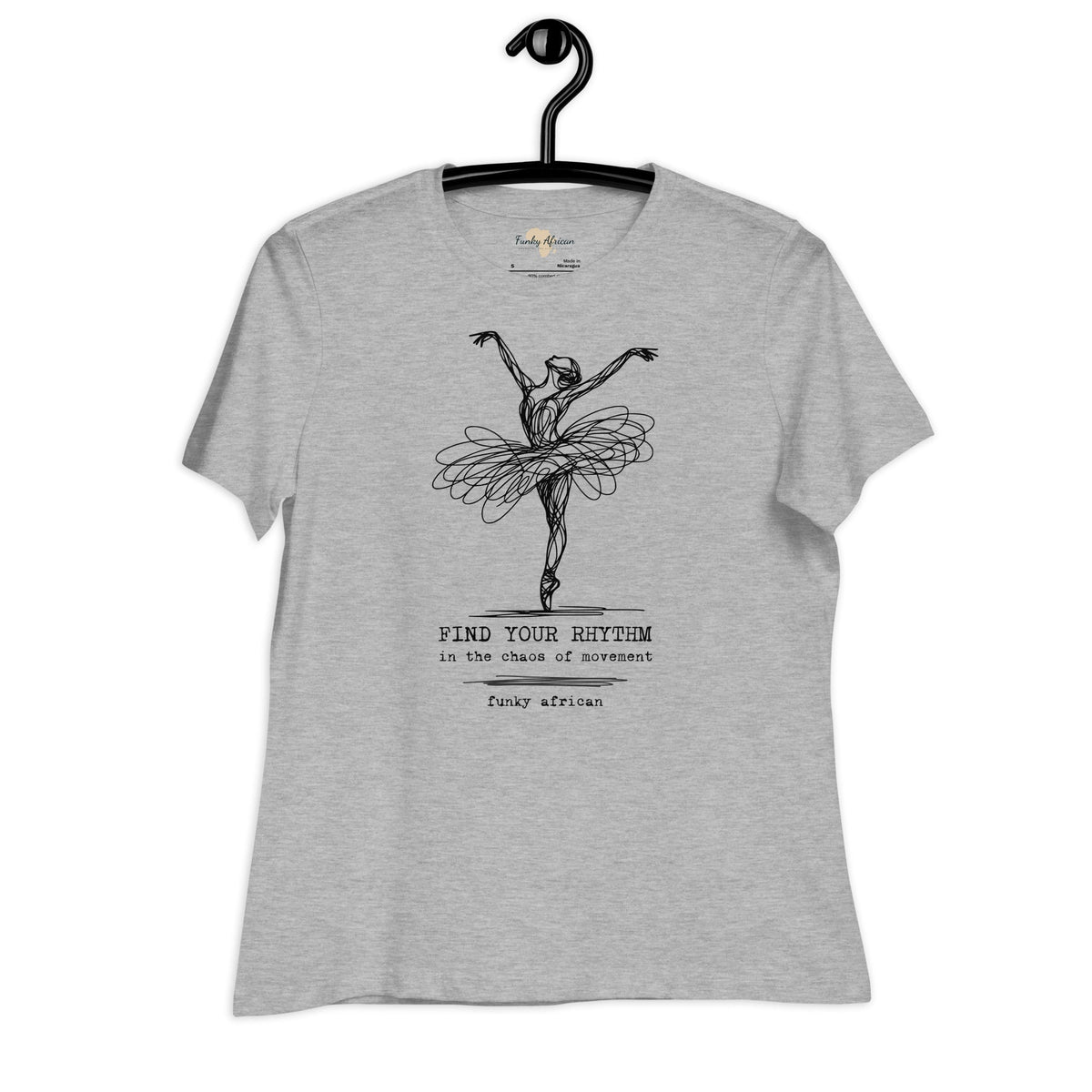 Find Your Rhythm Women's Relaxed T-Shirt Funky African
