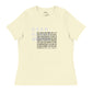 Dear black women's relaxed tee - you speak your mind