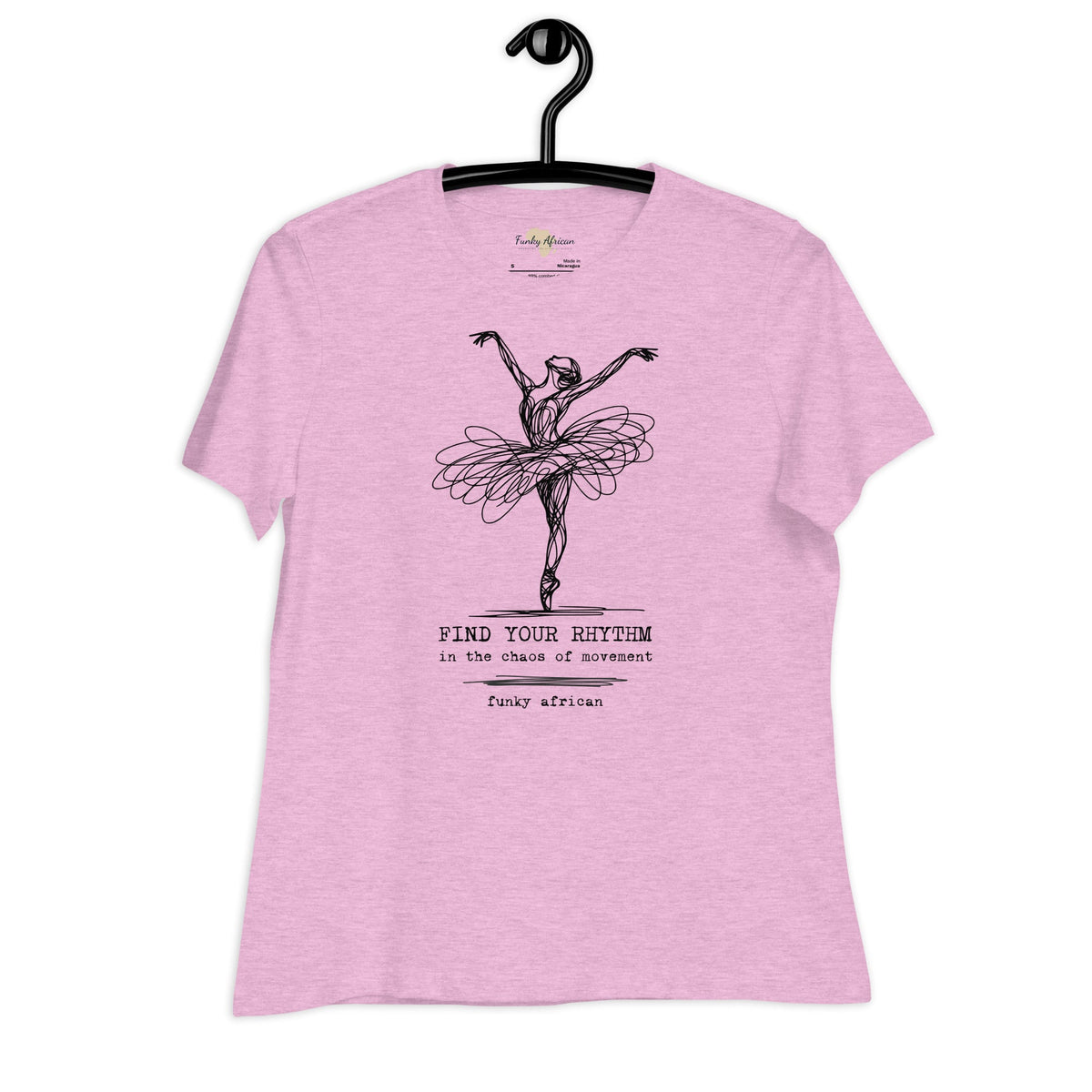 Find Your Rhythm Women's Relaxed T-Shirt Funky African