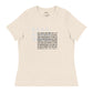 Dear black women's relaxed tee - you speak your mind