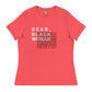 Dear black women's relaxed tee - you speak your mind