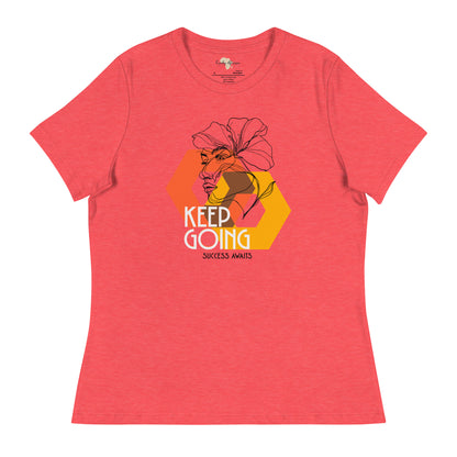 Keep Going Women's Relaxed T-Shirt Funky African