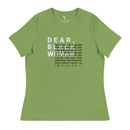 Dear black women's relaxed tee - you face scrutiny Funky African