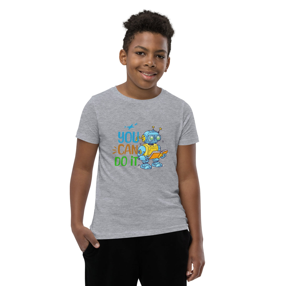 You can do it youth tee Funky African