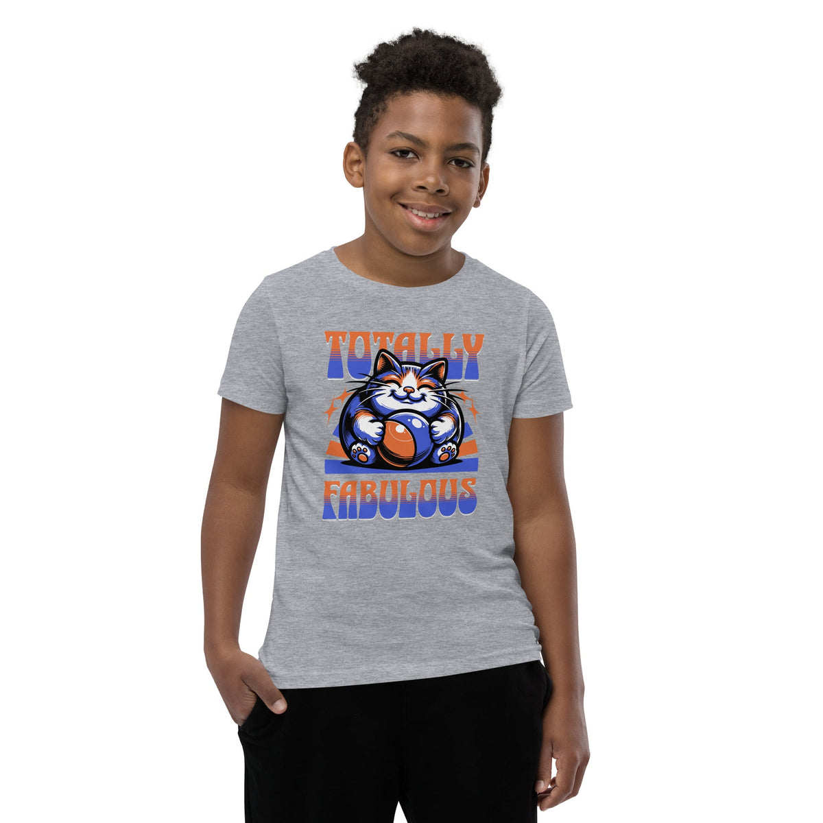 Totally fabulous youth tee Funky African