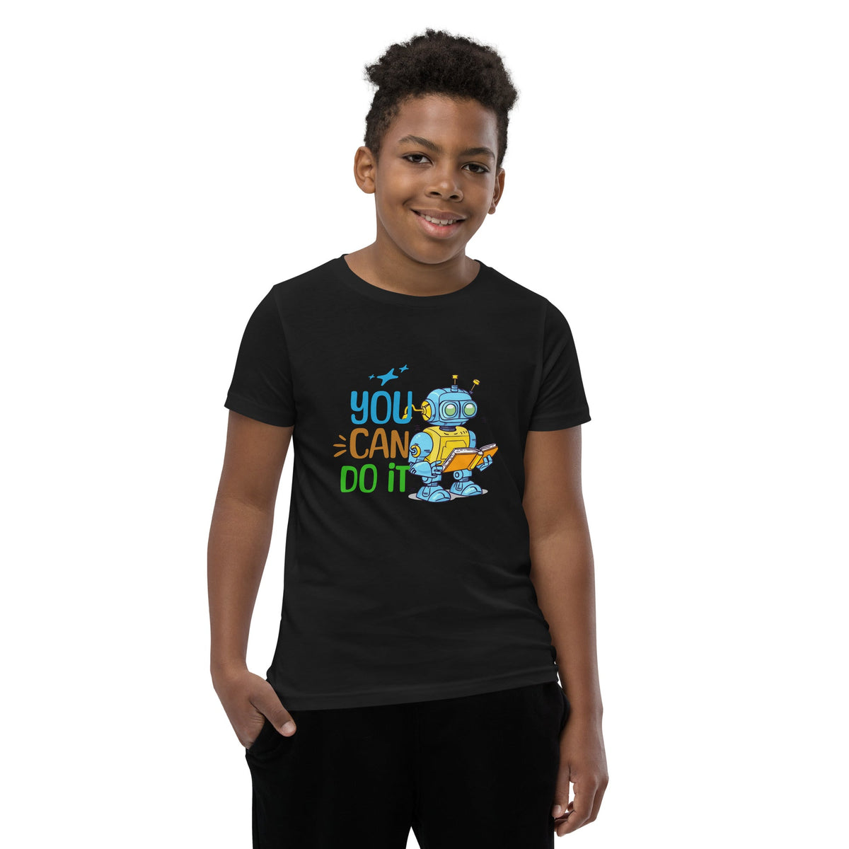 You can do it youth tee Funky African